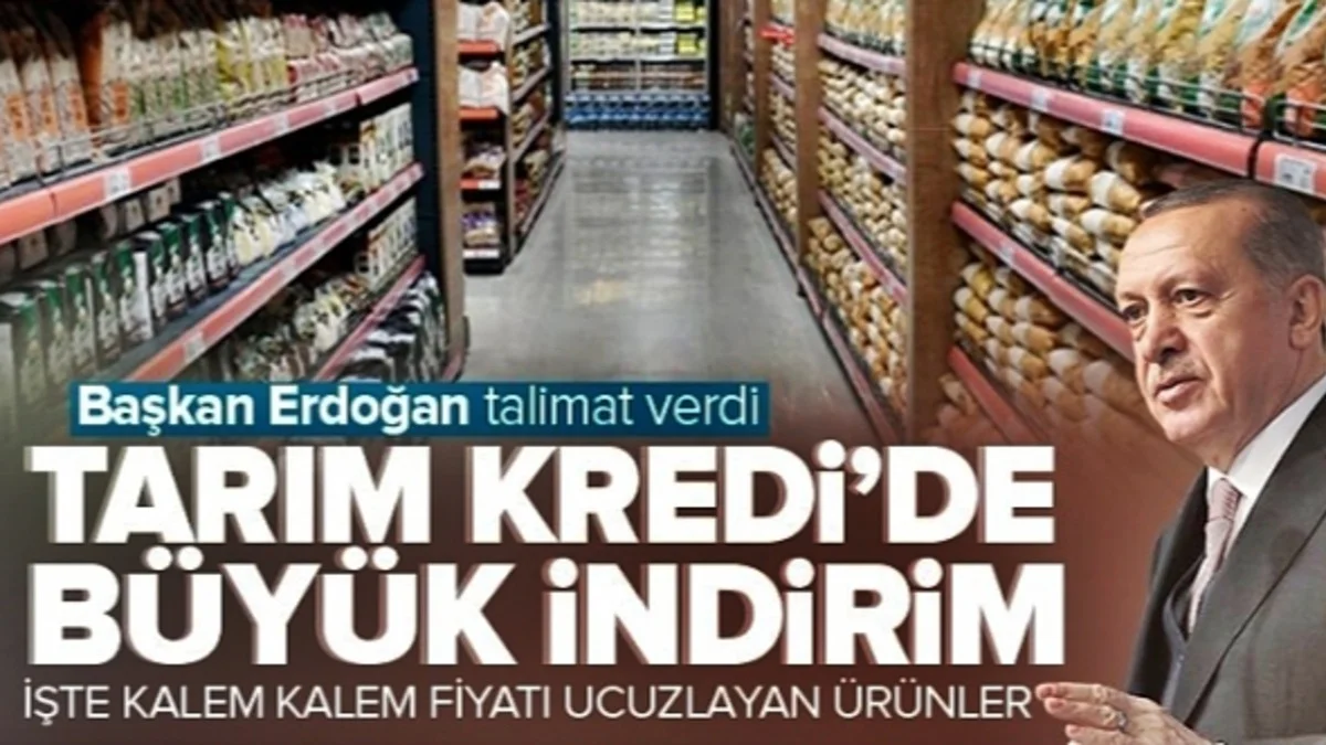 Erdoğan Talimat Verdi! Tarım Kredi’de Büyük İndirim Başladı